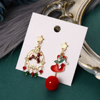 Boucles d'oreilles assistants du Père Noël