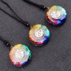 Collier pendentif géométrique aide à la méditation