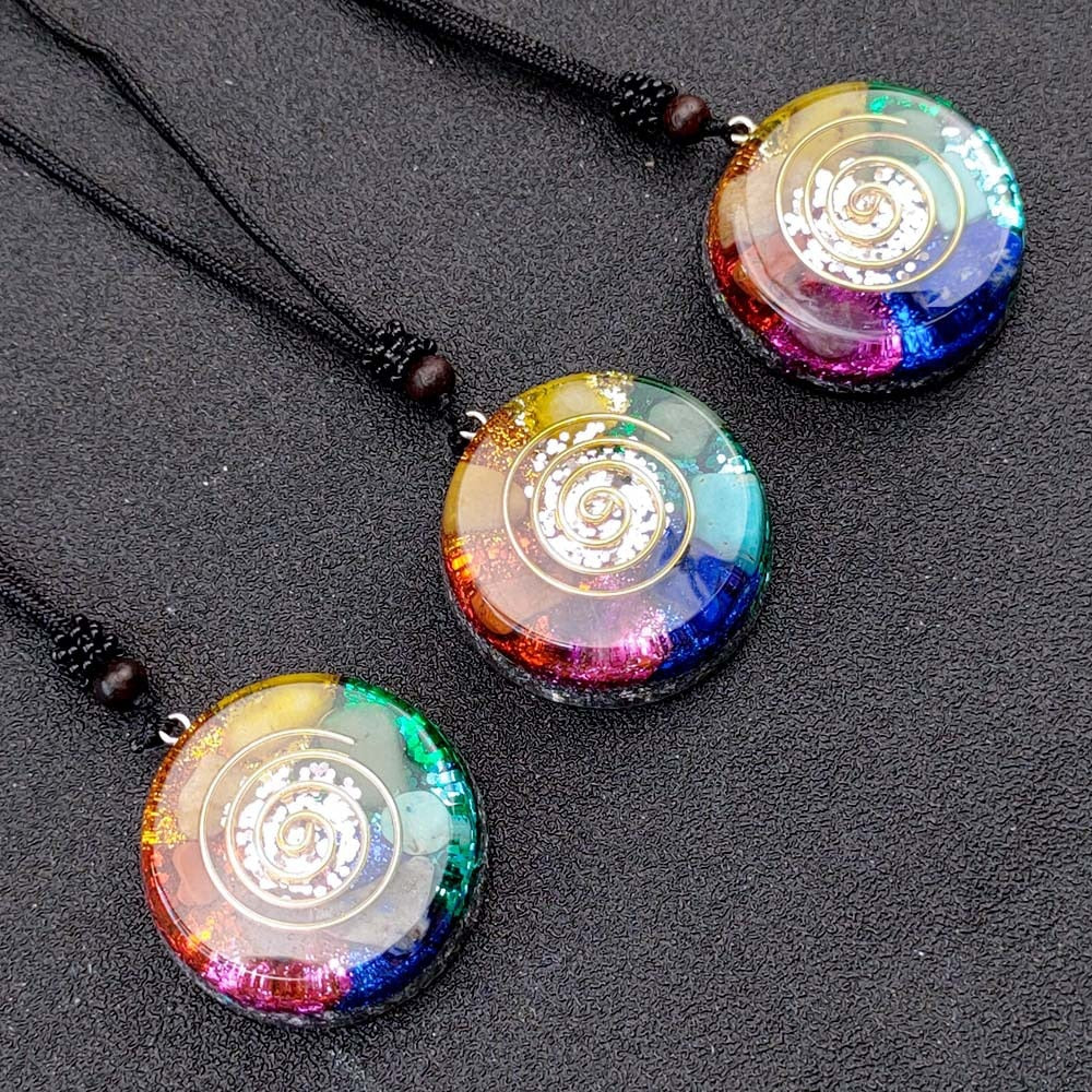 Collier pendentif géométrique aide à la méditation