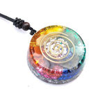 Collier pendentif géométrique aide à la méditation