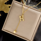 Collier initiale charmant