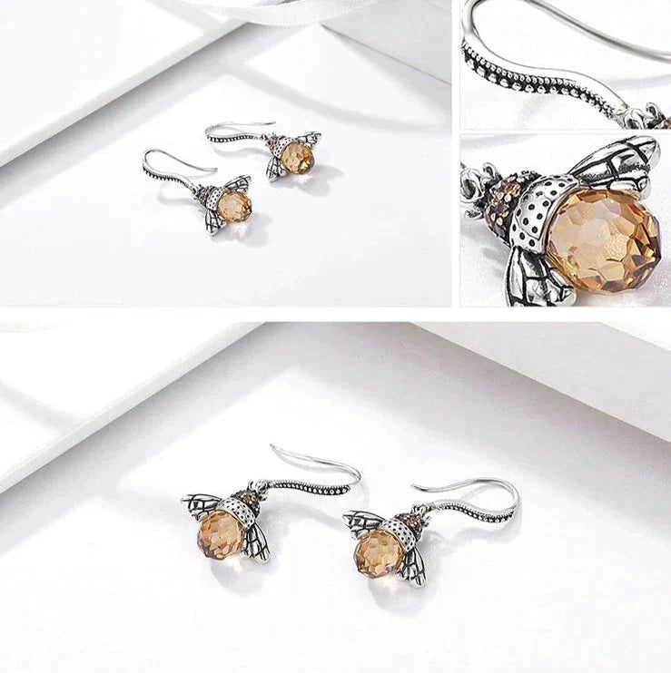 Boucles d'oreilles Reine des Abeilles