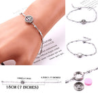 Bracelet médaillon diffuseur