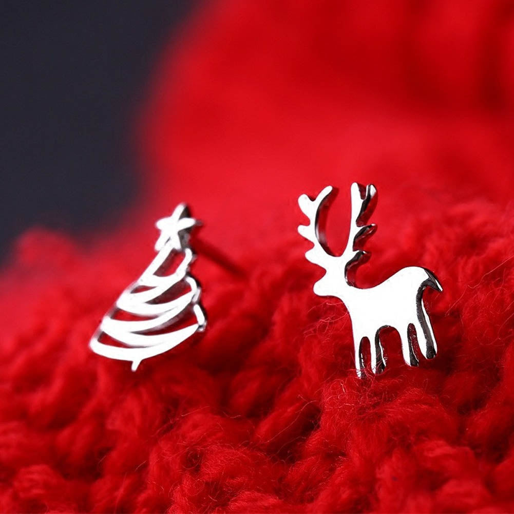Boucles d'oreilles au design de Noël