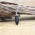 Collier chakra en pierre naturelle hexagonale