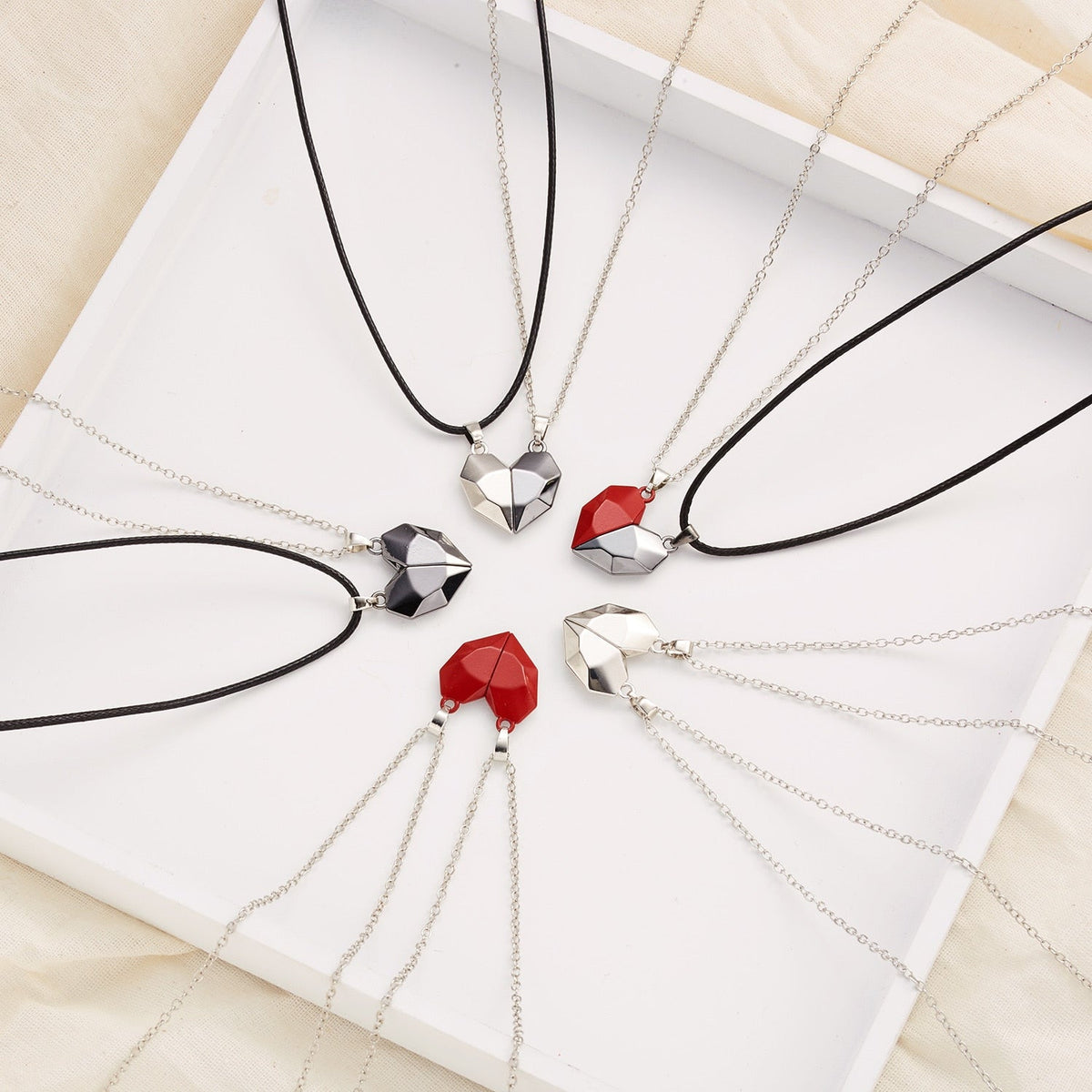 Collier de couple Lexy 2 en 1