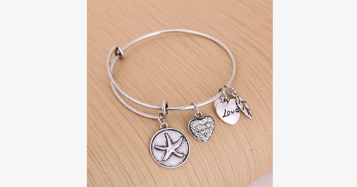 Bracelet à breloques Lucky Star