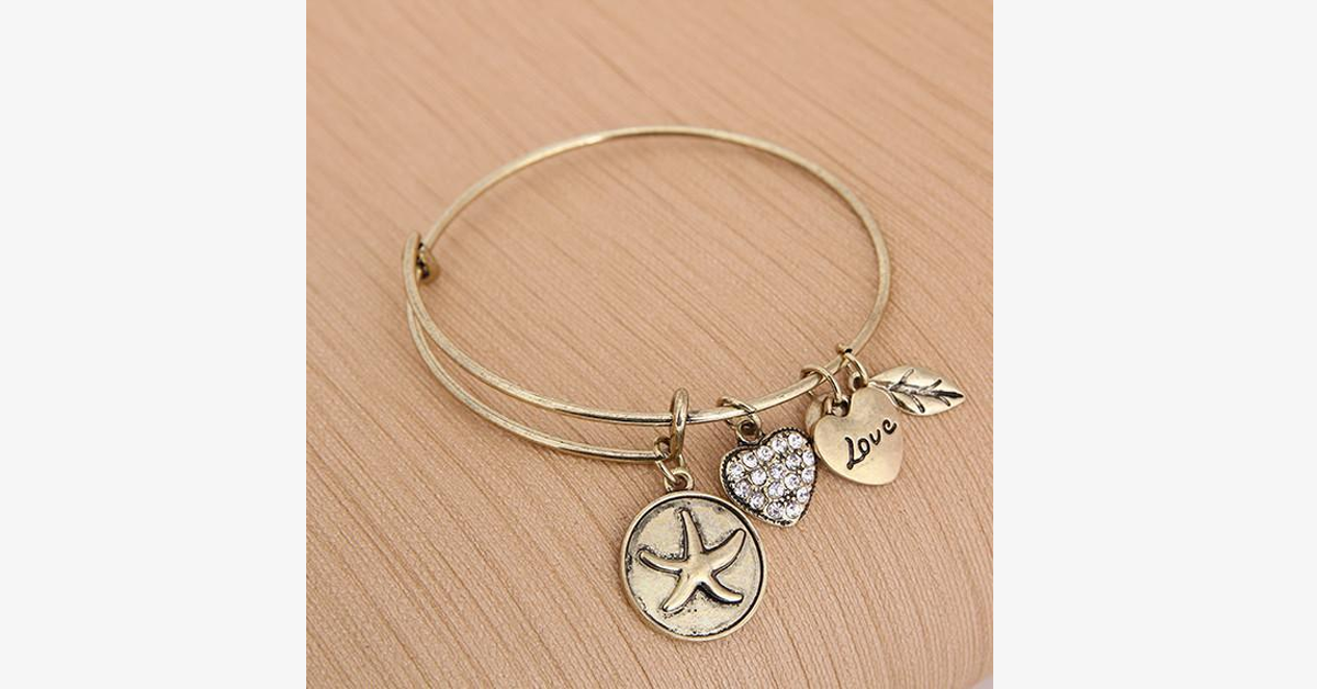 Bracelet à breloques Lucky Star