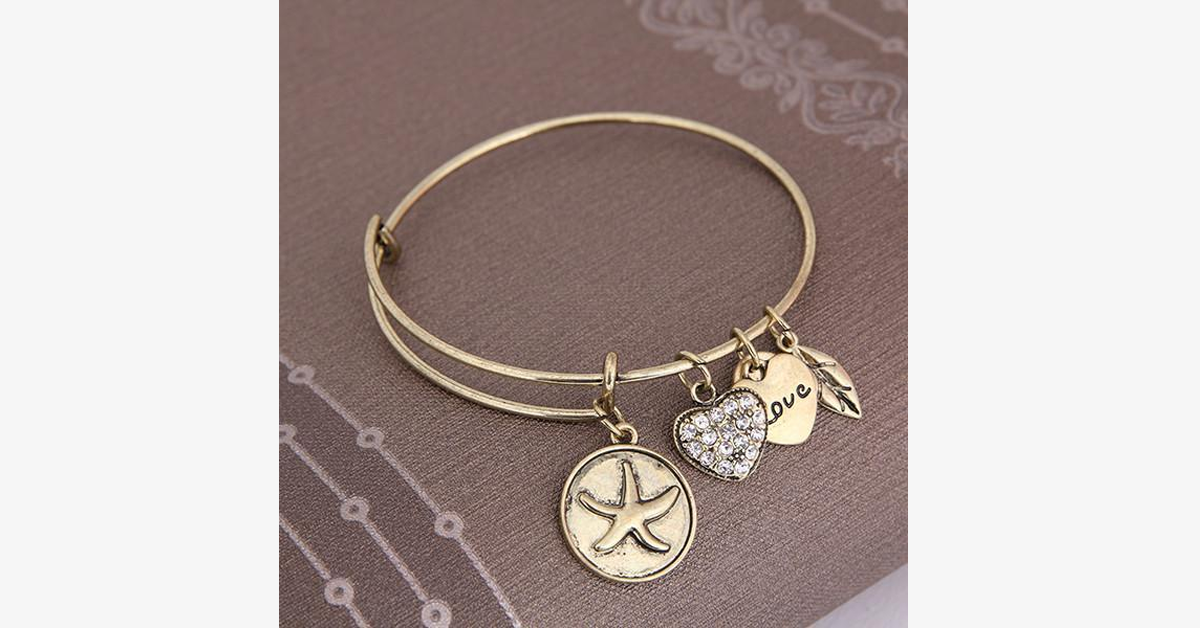 Bracelet à breloques Lucky Star