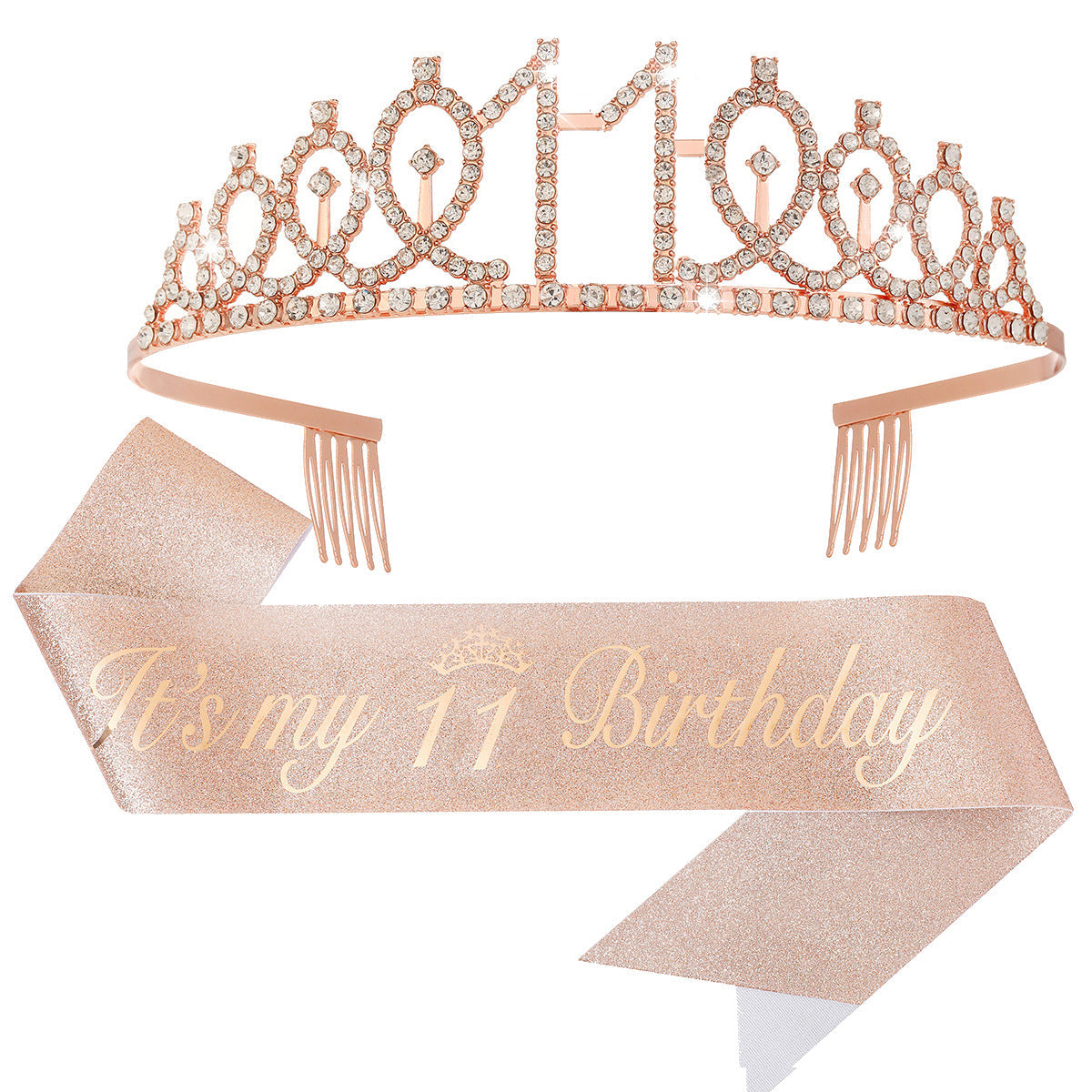 Couronne de princesse en cristal pour femme avec inscription 30 & Fabulous
