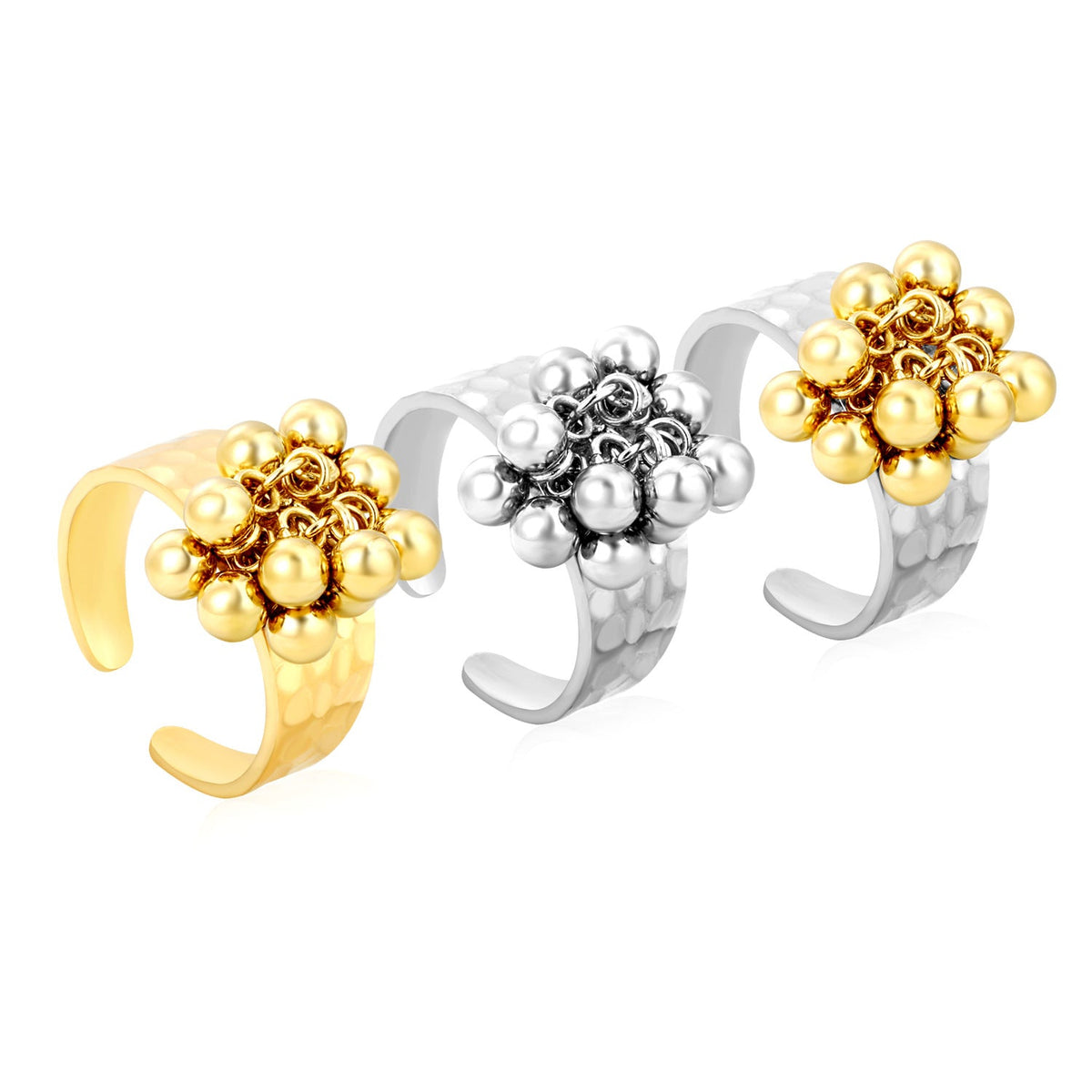 Bracelet ouvert pour femme avec pendentif perle