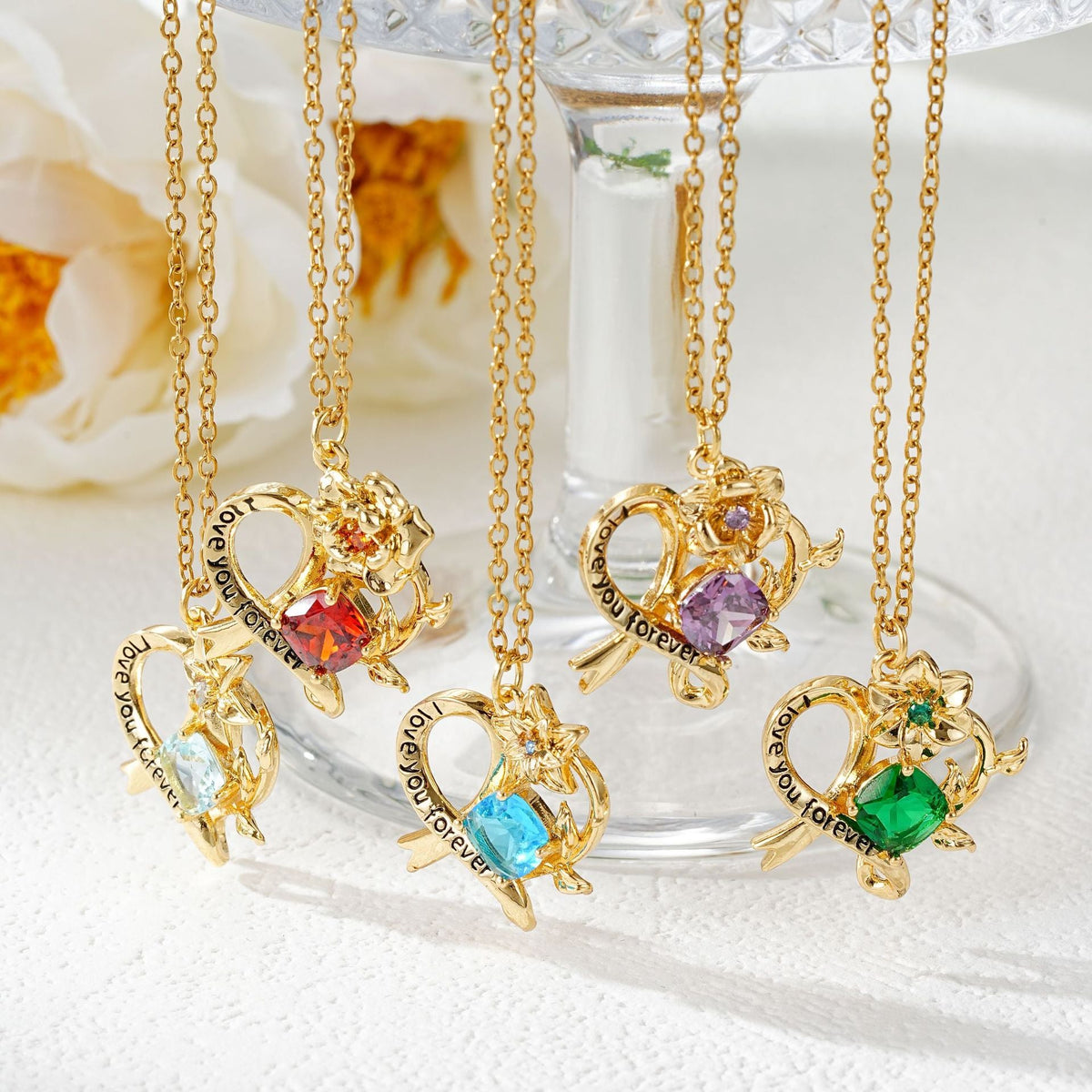 Collier pour femme avec pierre de naissance
