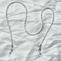 Collier de perles tendance avec accents dorés