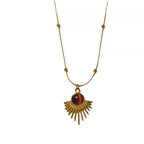 Collier avec pendentif rayon de soleil