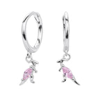 Boucles d'oreilles pour femme motif kangourou en argent sterling 925