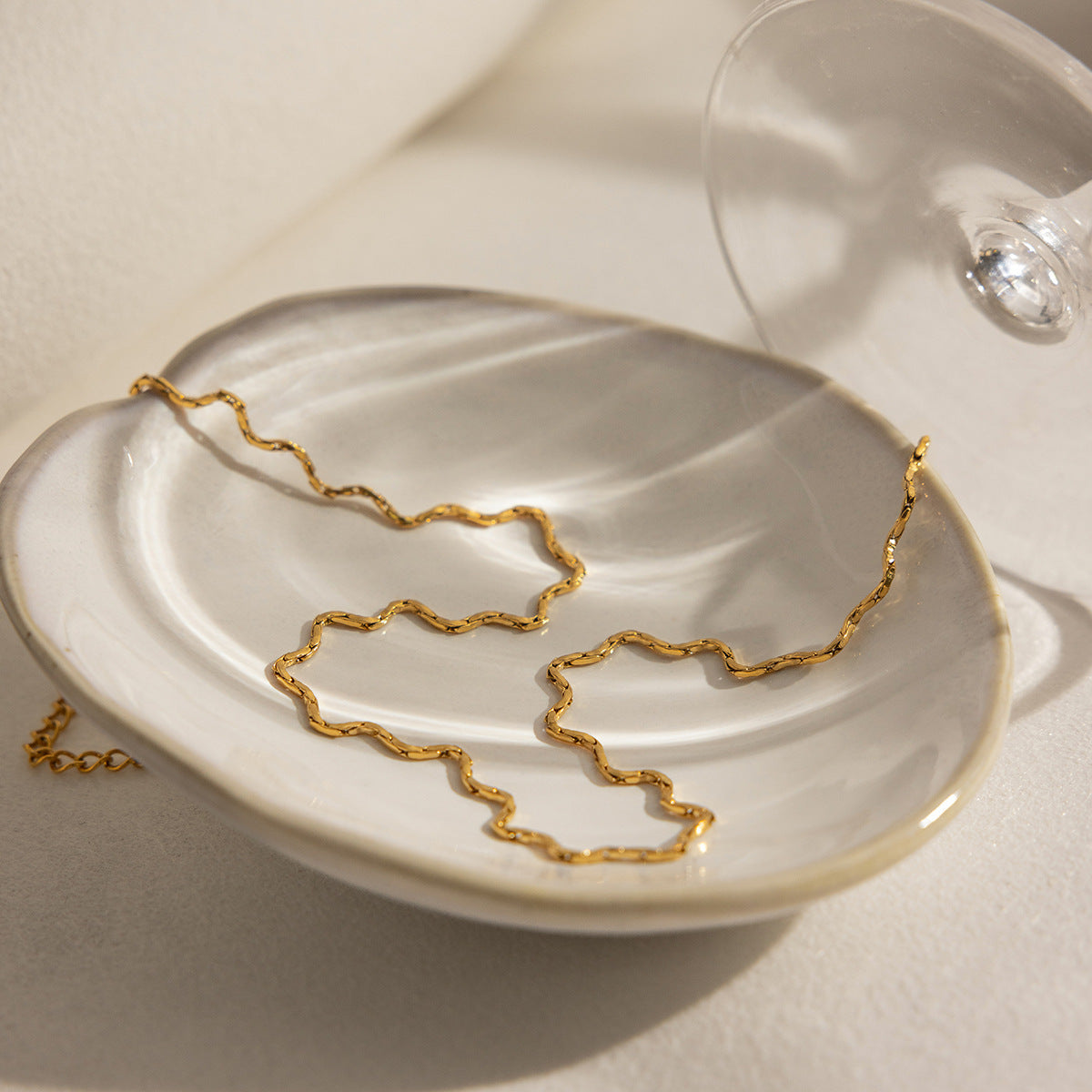 Collier pour femme ajustable en acier inoxydable hypoallergénique