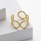 Offener Ring für Damen aus 925 Sterlingsilber