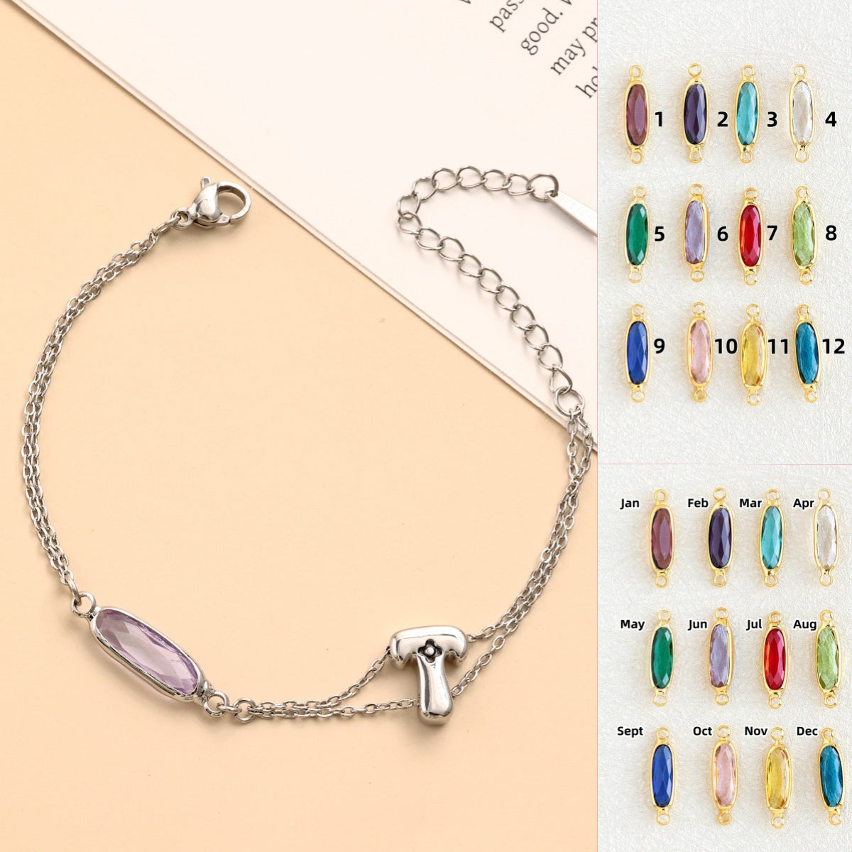 Montre pour femme avec cristal facetté