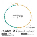 Collier pour femme en acier inoxydable hypoallergénique