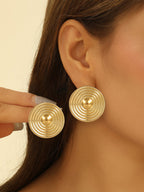 Boucles d'oreilles pour femme style tournesol