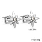 Ohrstecker für Damen im Sternen-Design