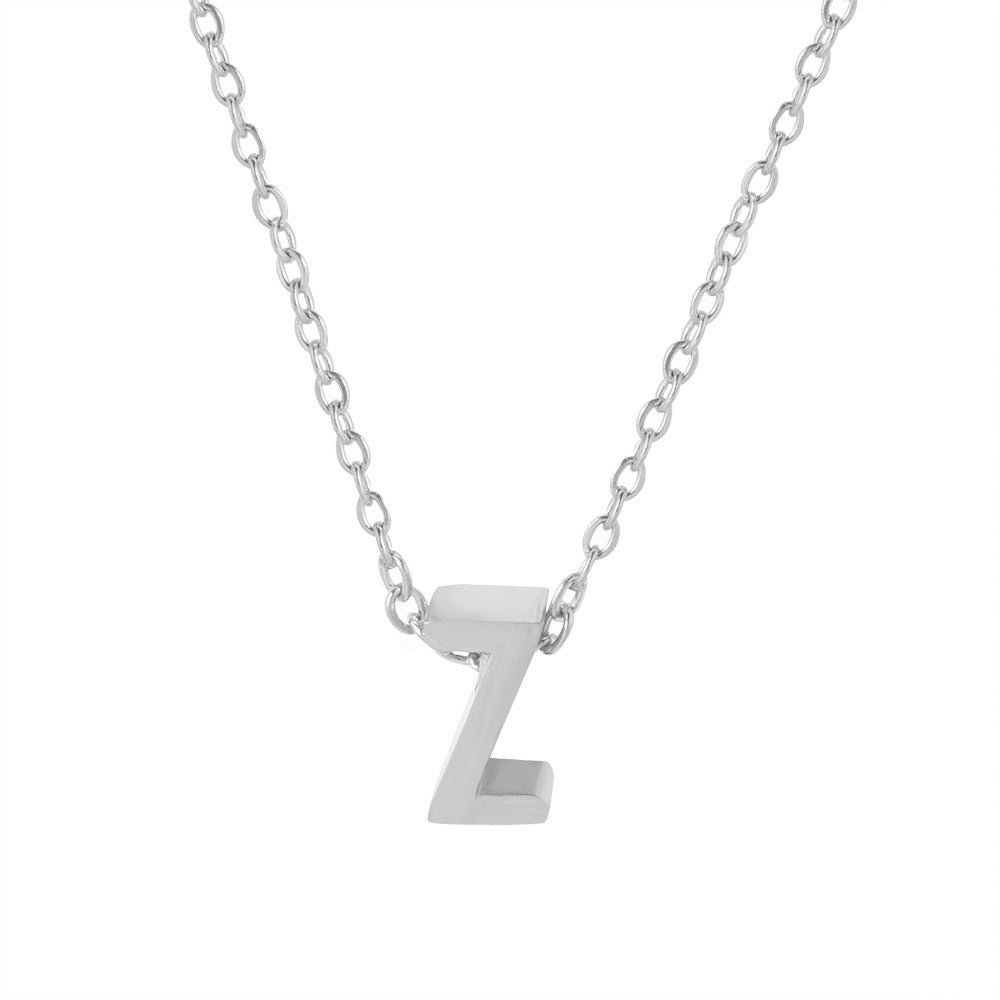 Collier pendentif initiale personnalisé pour femme