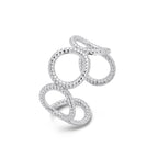 Offener Ring für Damen aus 925 Sterlingsilber