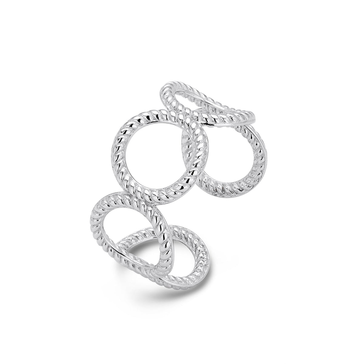 Offener Ring für Damen aus 925 Sterlingsilber