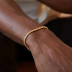 Bracelet à chaîne texturée superposée