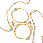 Collier pour femme avec bulles élégantes et pendentif perle unique