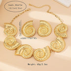 Parure de bijoux pour femme motif coquillage