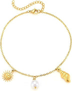 Bracelet pour femme avec pendentifs marins et design élégant
