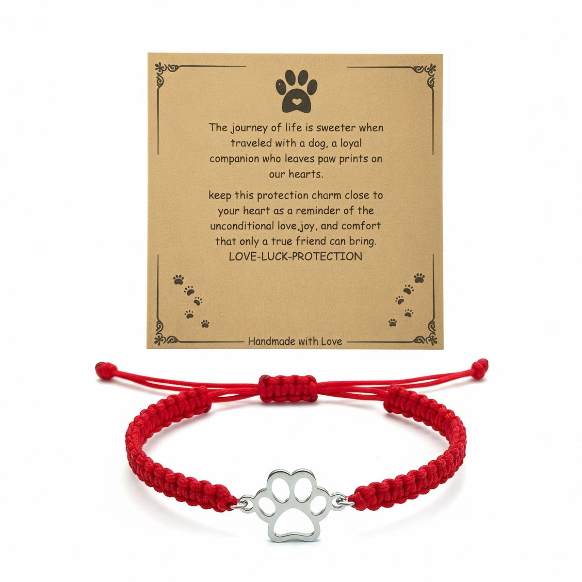 Bracelet pour femme avec motif patte