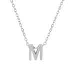 Collier pendentif initiale personnalisé pour femme