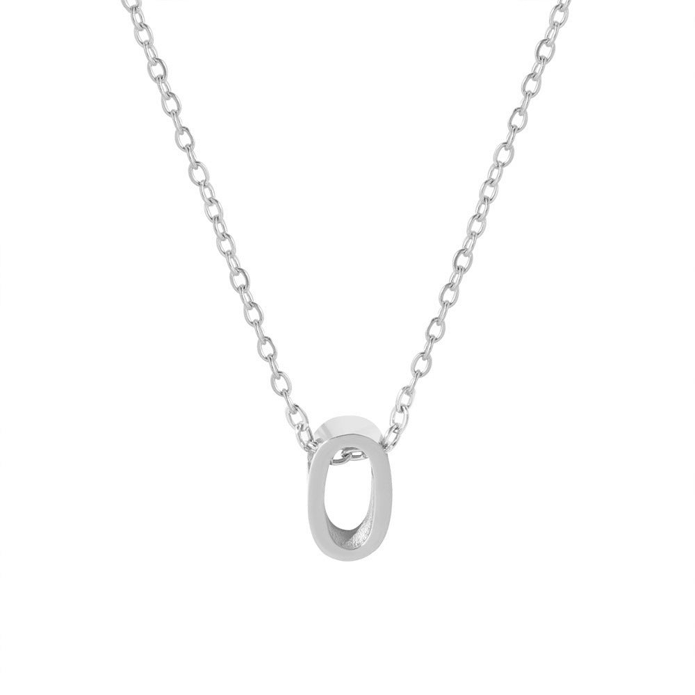 Collier pendentif initiale personnalisé pour femme