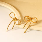 Boucles d'oreilles pour femme avec motif nœud