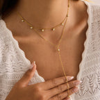 Collier pour femme en acier inoxydable, résistant à l'eau