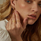 Bague pour femme avec pendentif cœur et lettre personnalisée