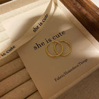Bague ouverte minimaliste pour femme