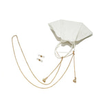 Chaîne de lunettes à motifs géométriques