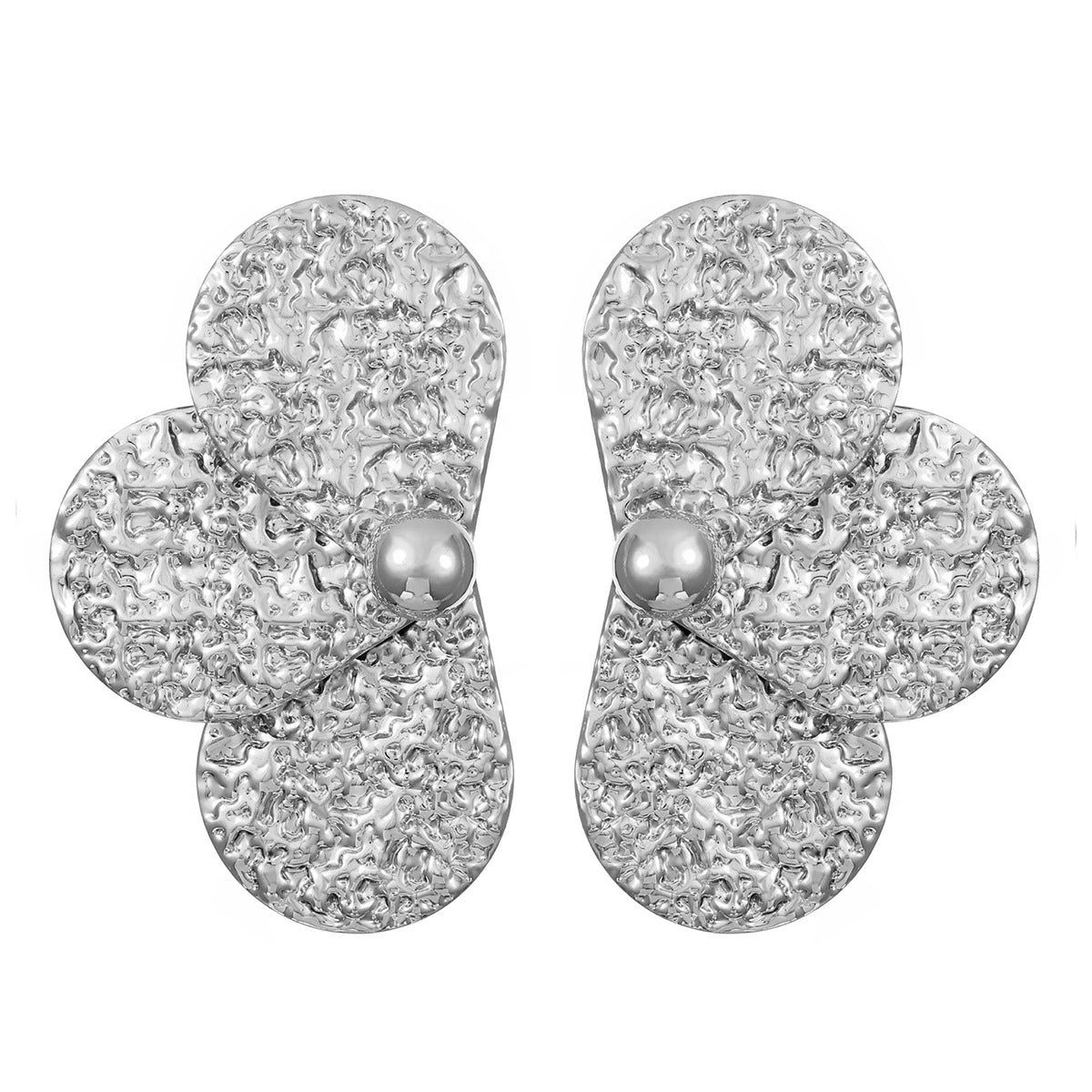 Boucles d'oreilles pendantes pour femme motif feuille