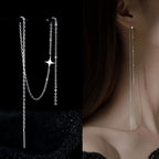 Collier en Y élégant avec pendentif étincelant
