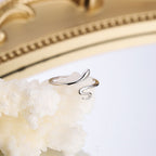 Offener Ring für Damen mit geschwungenem Design