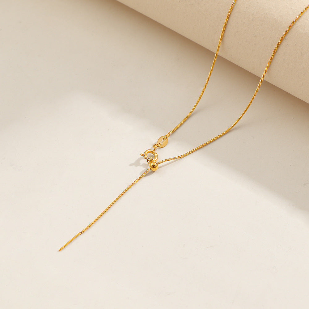 Collier chaîne réglable pour femme