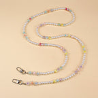 Collier élégant perles et chaîne