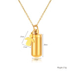 Collier pour femme avec pendentif capsule personnalisable