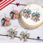 Boucles d'oreilles légères en bois en forme de nœud