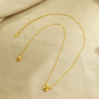 Collier pendentif initiale personnalisé pour femme