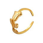 Bague pour femme au design floral