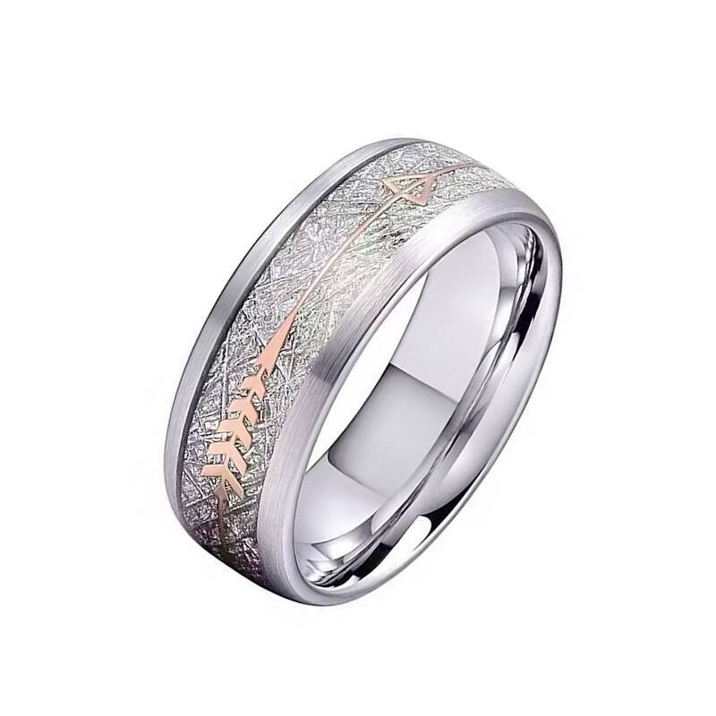 Bague pour homme au design contemporain et texturé